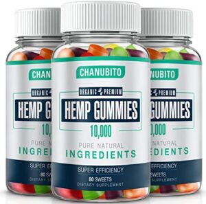 3 Pack Hemp Gummies – High quality Substantial Efficiency Fruity Gummy – Organic and natural Hemp Oil Gummies – Vegan, All-natural, Grown in United states – for Grown ups